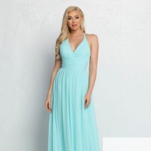 DaVinci 60367 Aqua Size 12 Bridesmaid Dress NWT